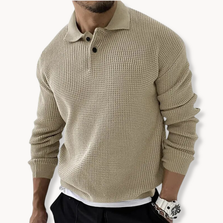 Julien - Pull Polo Tricoté