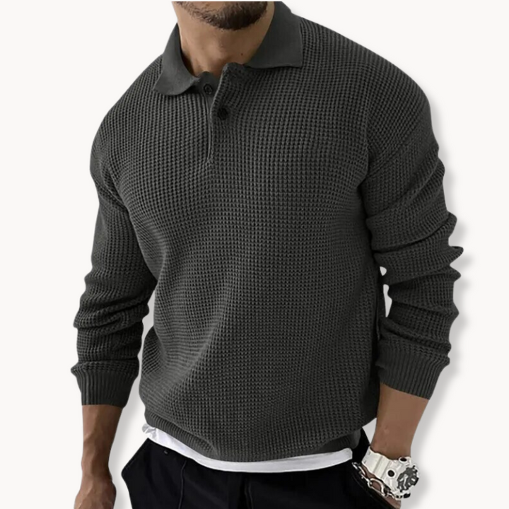 Julien - Pull Polo Tricoté