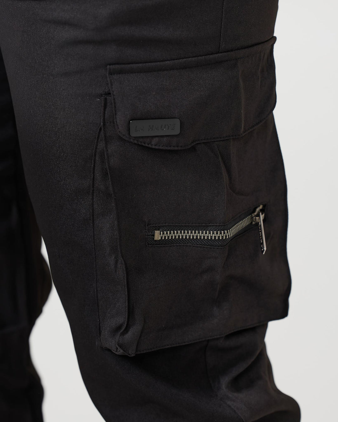Louis - Pantalons Cargo Noirs