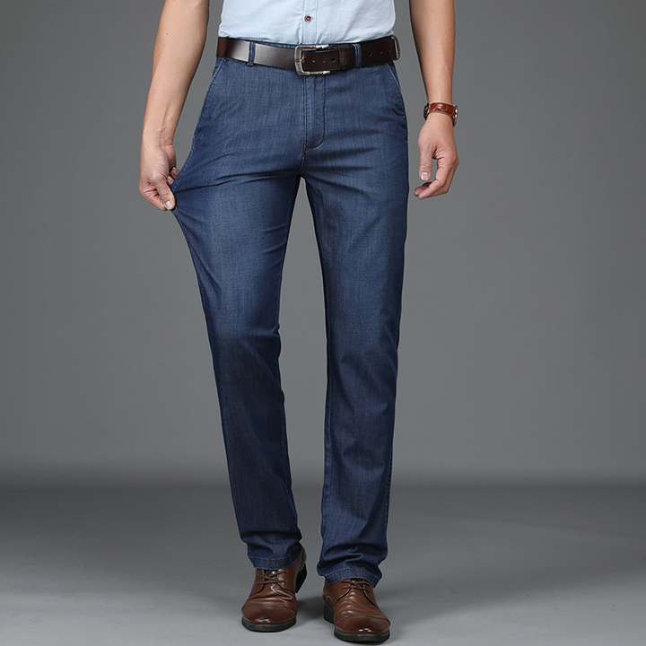 Jean Van Rekbaar Denim Avec Une Coupe Classique Pour Hommes