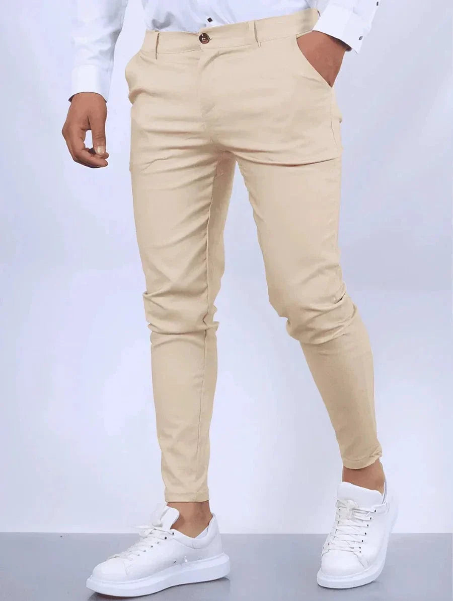 Pantalon Élastique Élégant