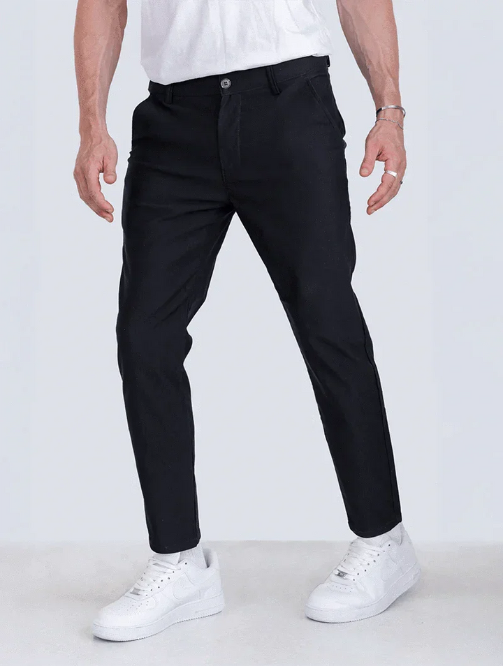 Pantalon Élastique Élégant