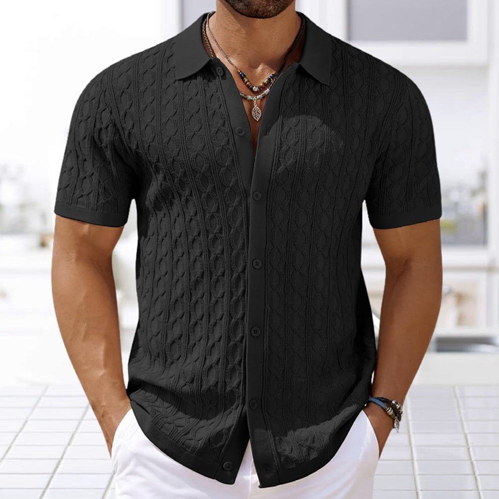Menno | Chemise en tricot à manches courtes