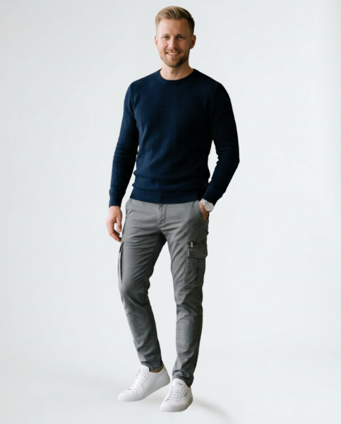Sylvain - Pantalons Cargo Stretch