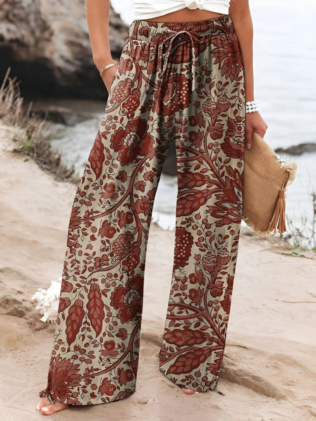 Sofia | Pantalon en lin ample