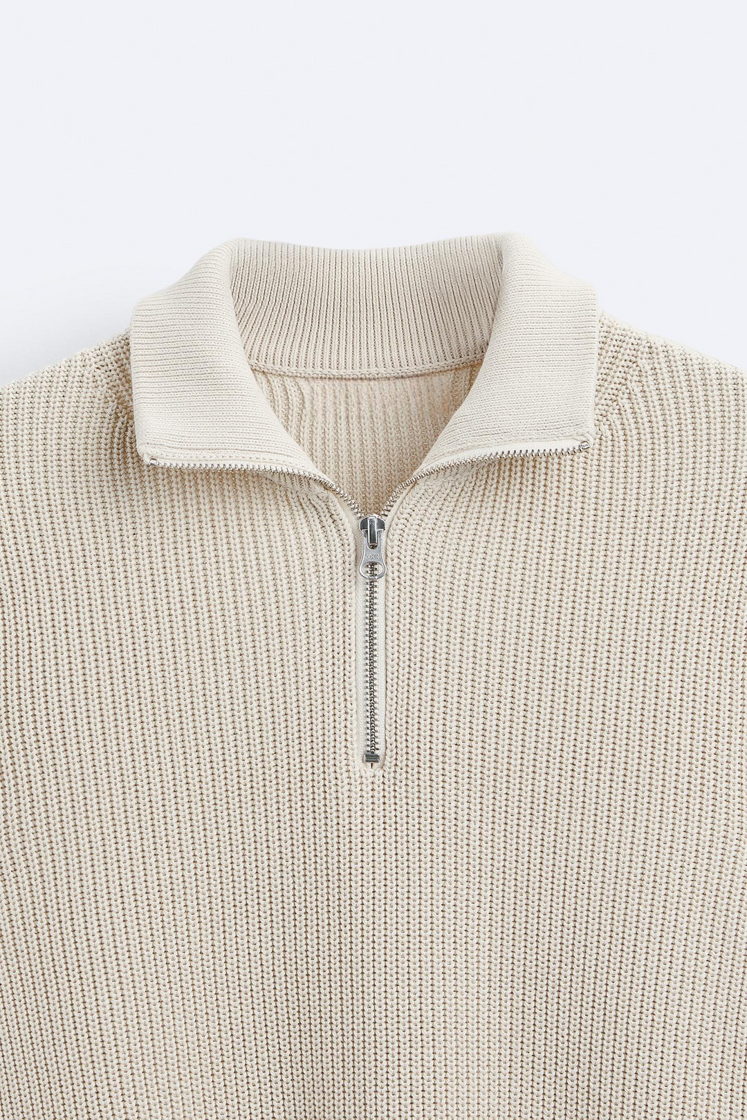 Sweater à Col Haut avec Fermeture Éclair