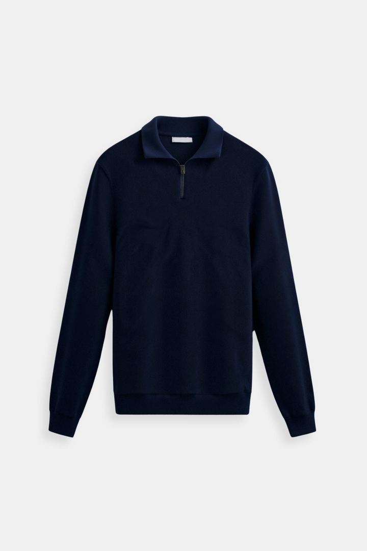 Sweater à Col Haut avec Fermeture Éclair