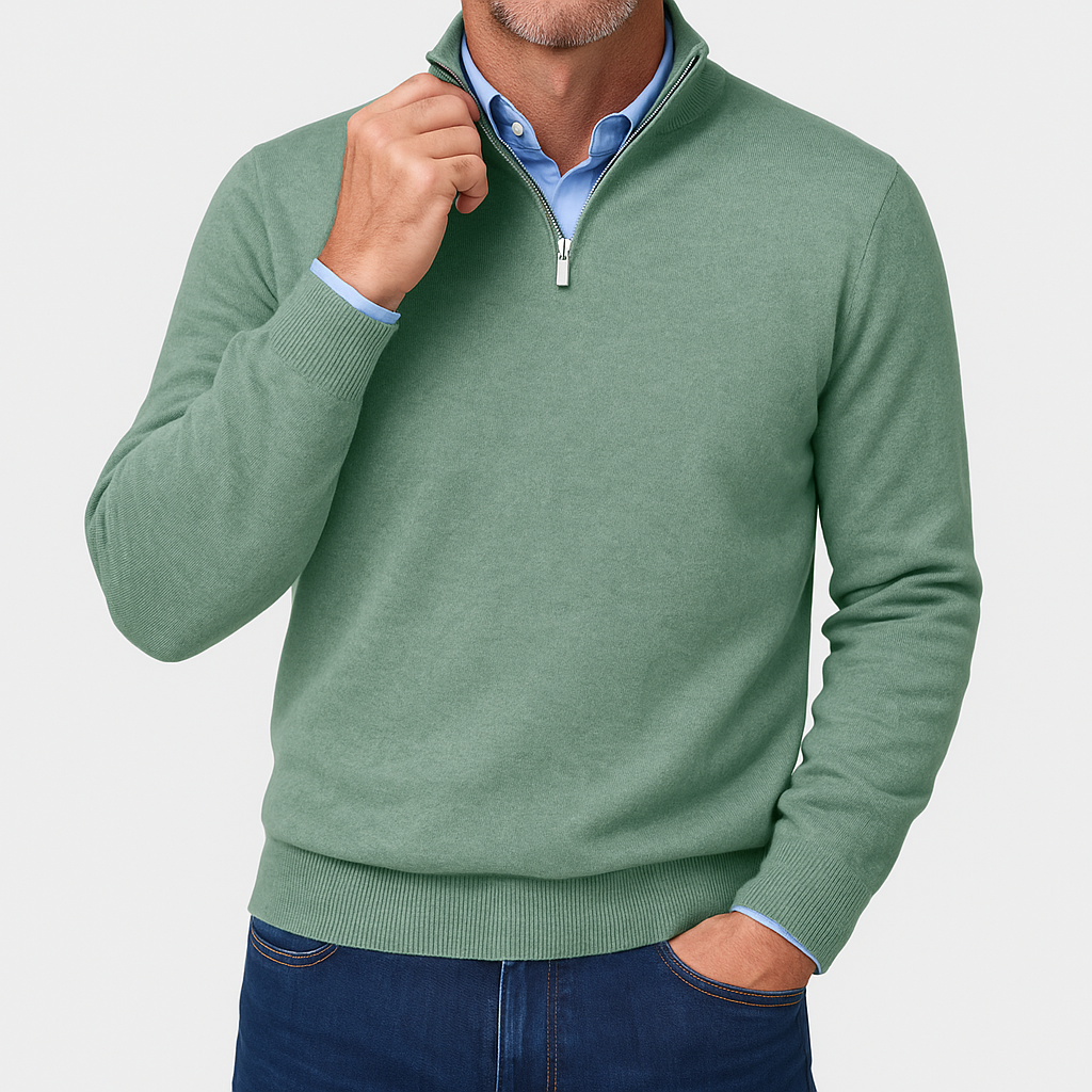 Pull Col Montant - Tissu Léger