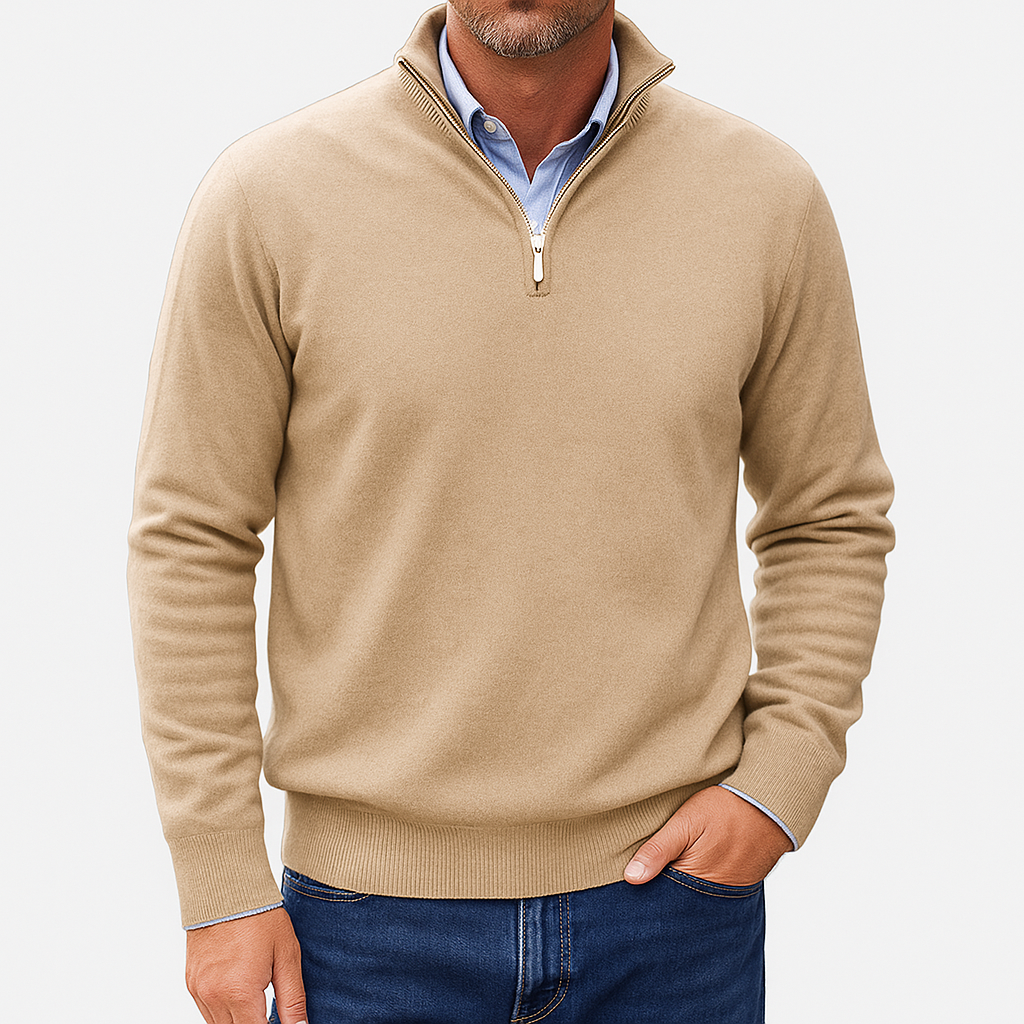 Pull Col Montant - Tissu Léger