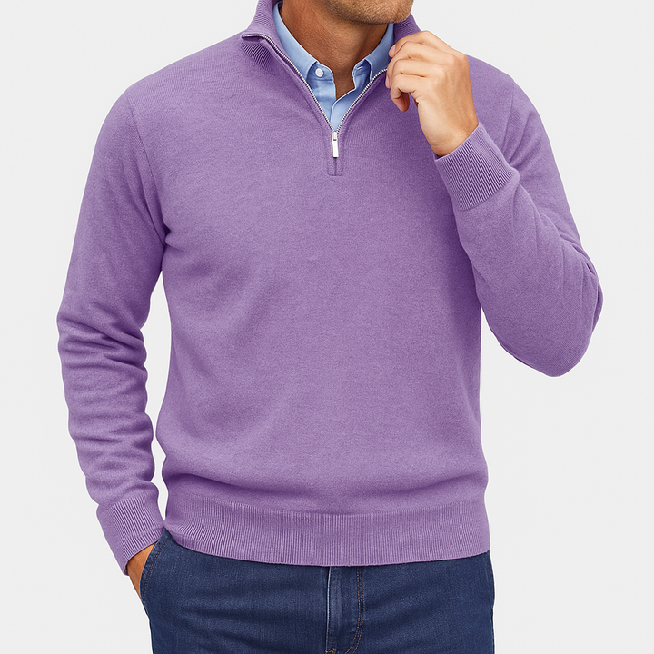 Pull Col Montant - Tissu Léger