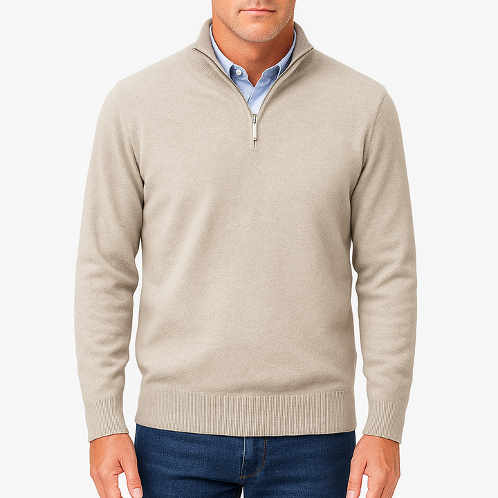 Pull Col Montant - Tissu Léger