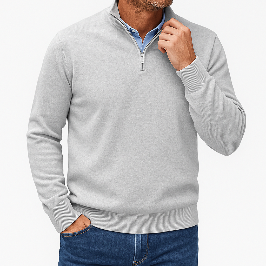 Pull Col Montant - Tissu Léger