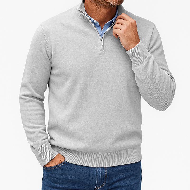 Pull Col Montant - Tissu Léger