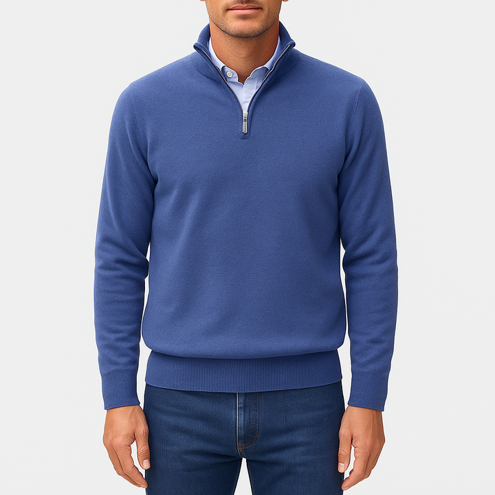 Pull Col Montant - Tissu Léger