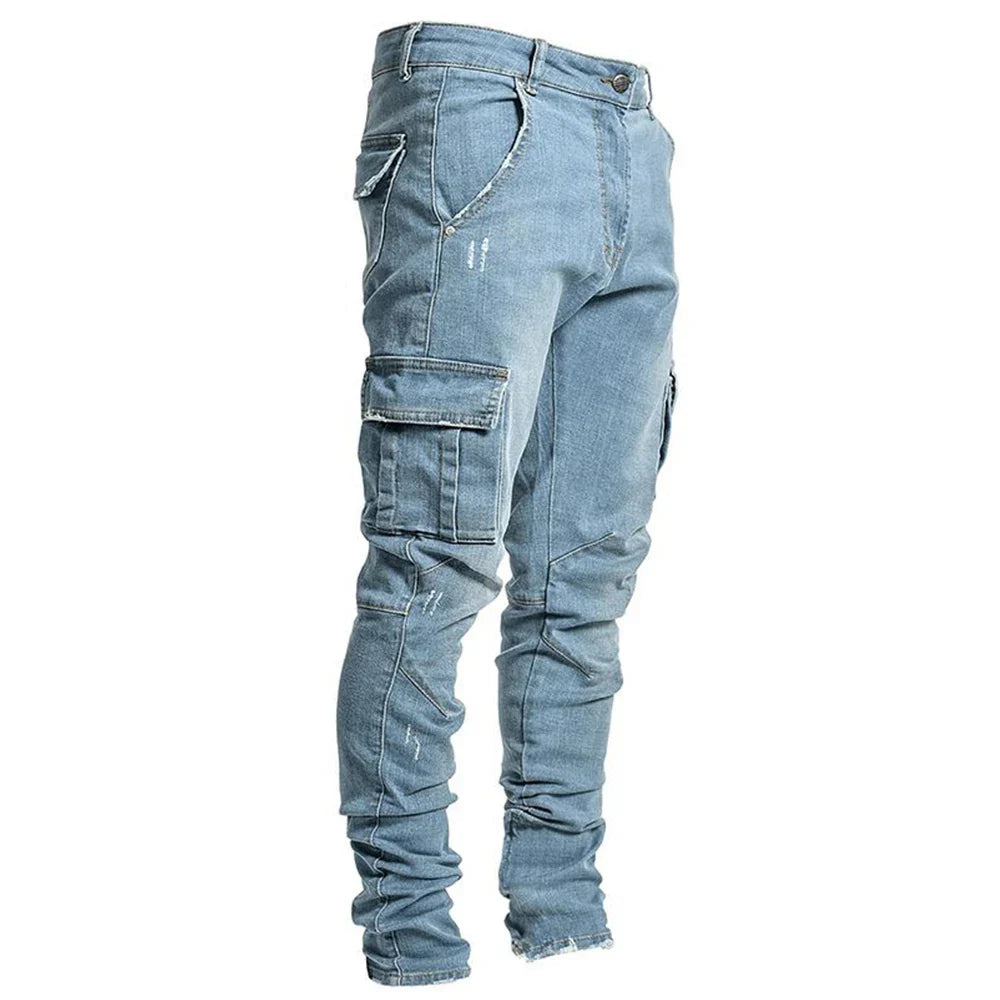 Jeans Cargo Street Élastiques