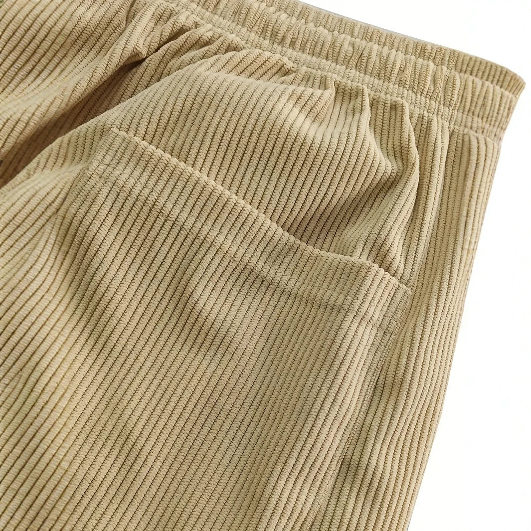 Pantalon en velours côtelé