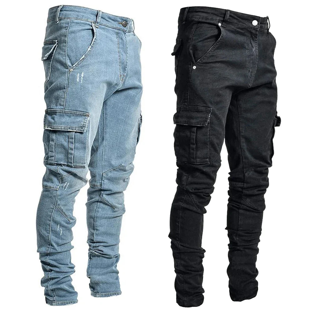 Jeans Cargo Street Élastiques