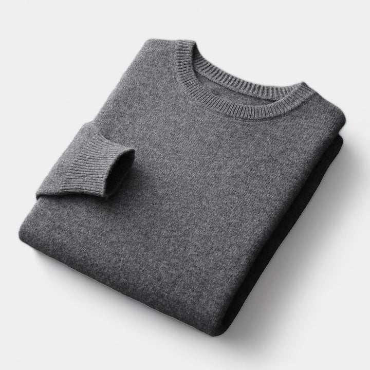 Gaston - Pull en Maille Mélangée avec Col Rond