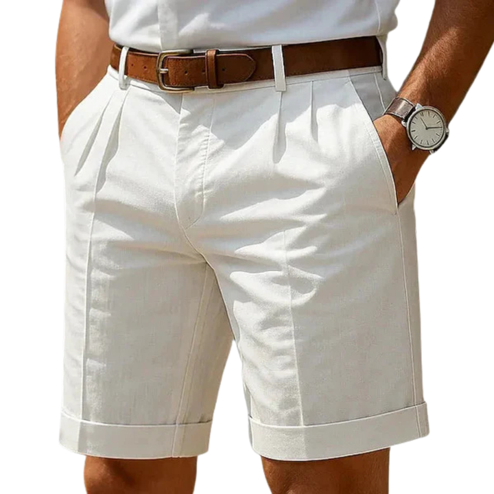 Guillaume - Pantalons Courts Chino Plissés