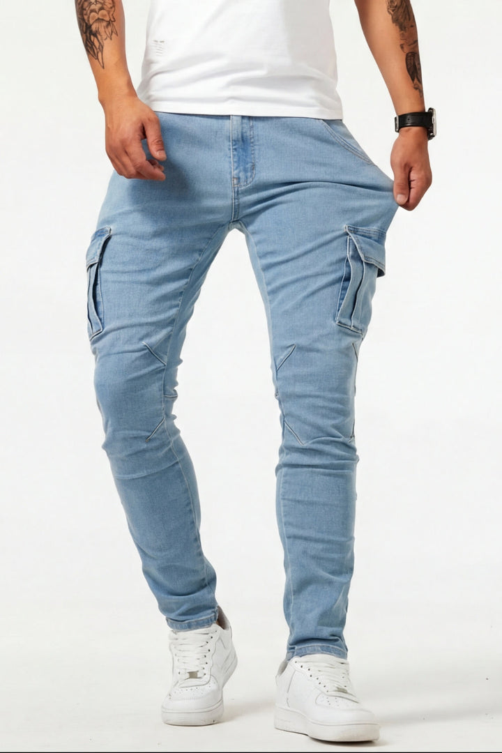 Olivier - Jeans Cargo Élastiques
