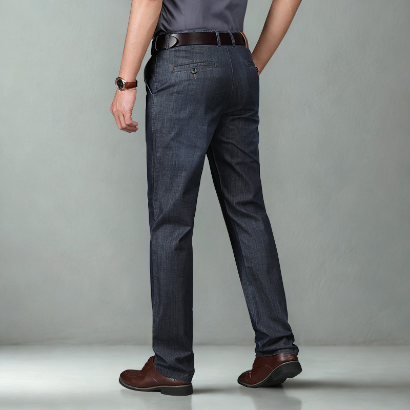 Jean Van Rekbaar Denim Avec Une Coupe Classique Pour Hommes