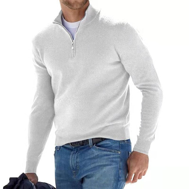 Hugo - Pull à Col Zippé