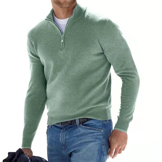 Hugo - Pull à Col Zippé