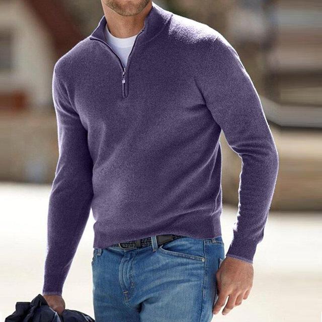 Hugo - Pull à Col Zippé