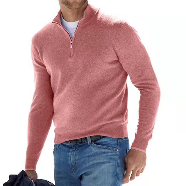 Hugo - Pull à Col Zippé