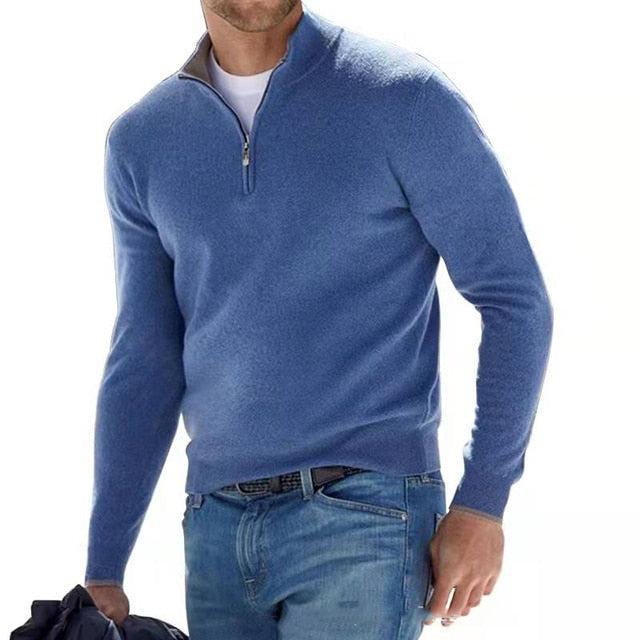 Hugo - Pull à Col Zippé