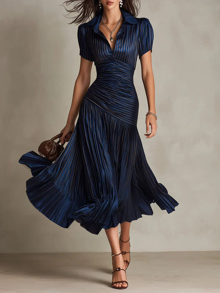 Firenze | Robe Maxi Chiffon Vintage Élégante