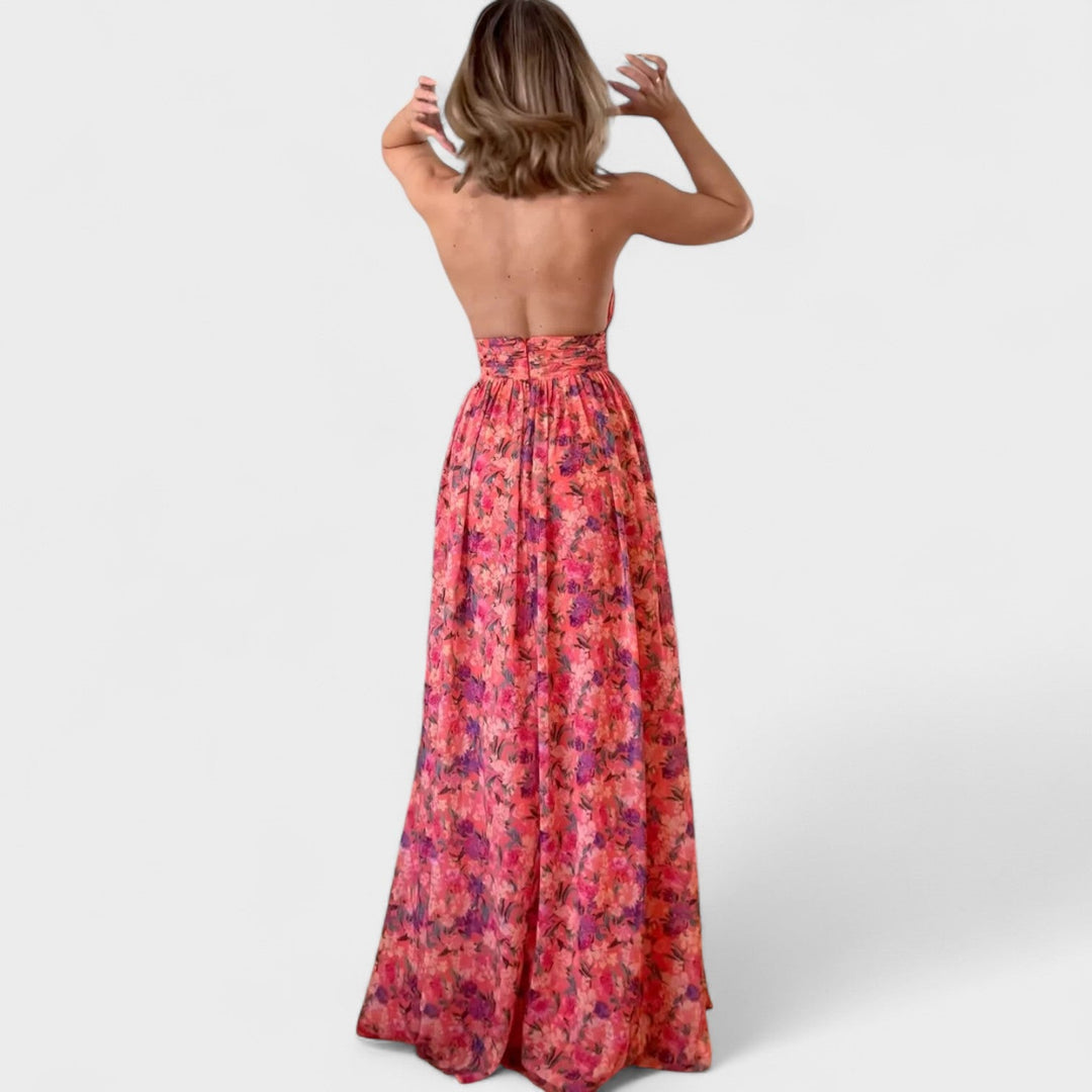 Florária - Robe longue avec découpes