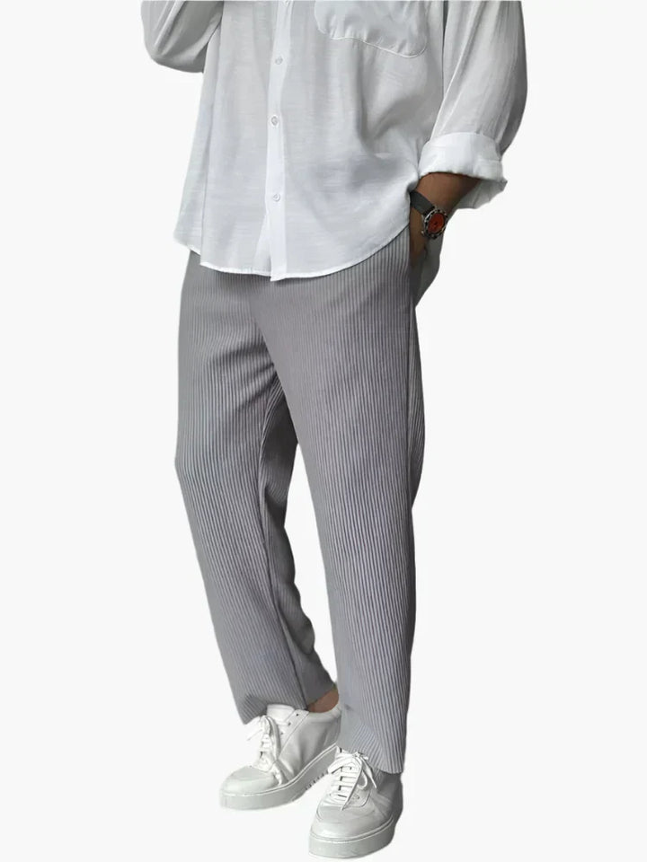 Mathis - Pantalons Plissés Relax Fit
