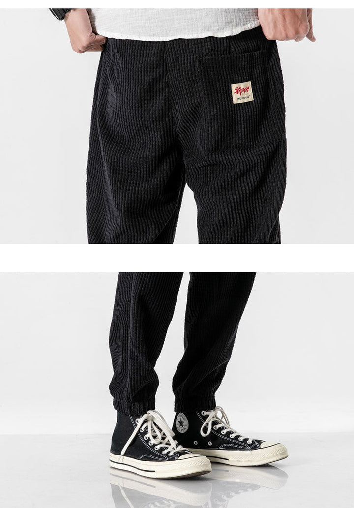 Florian - Pantalons Jogger en Velours
