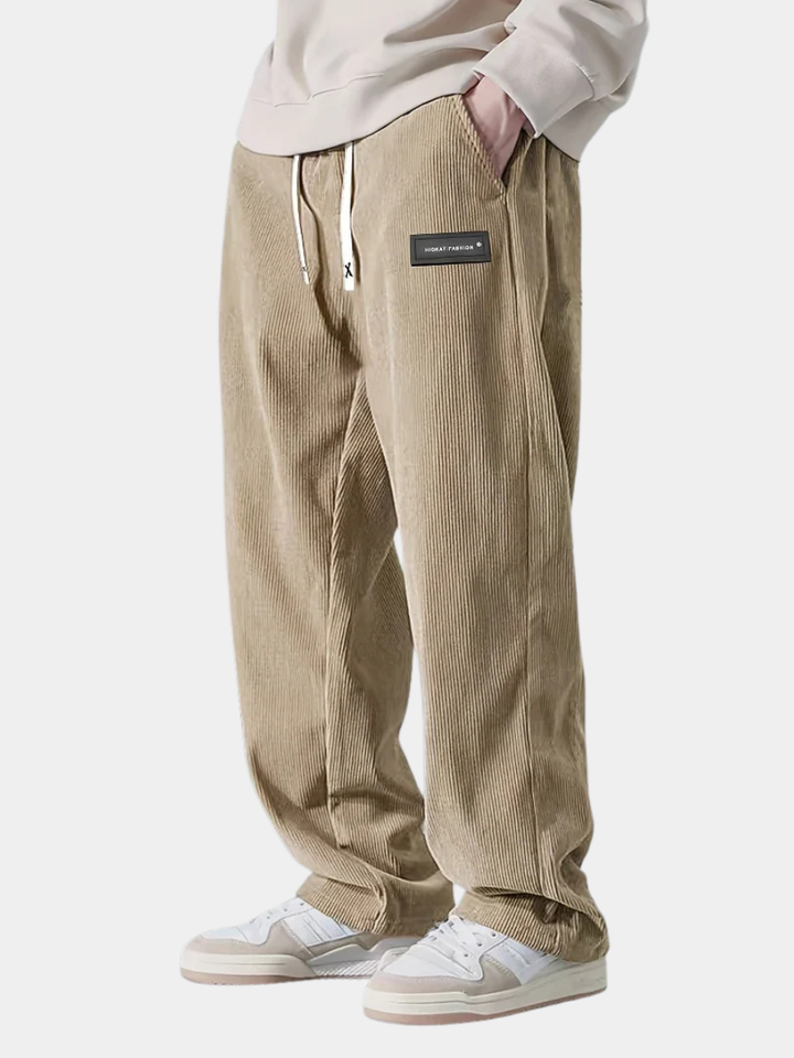 Pantalon en velours côtelé