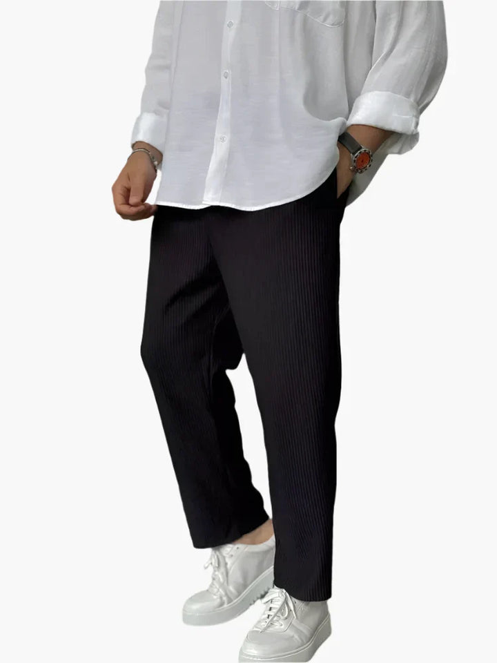 Mathis - Pantalons Plissés Relax Fit