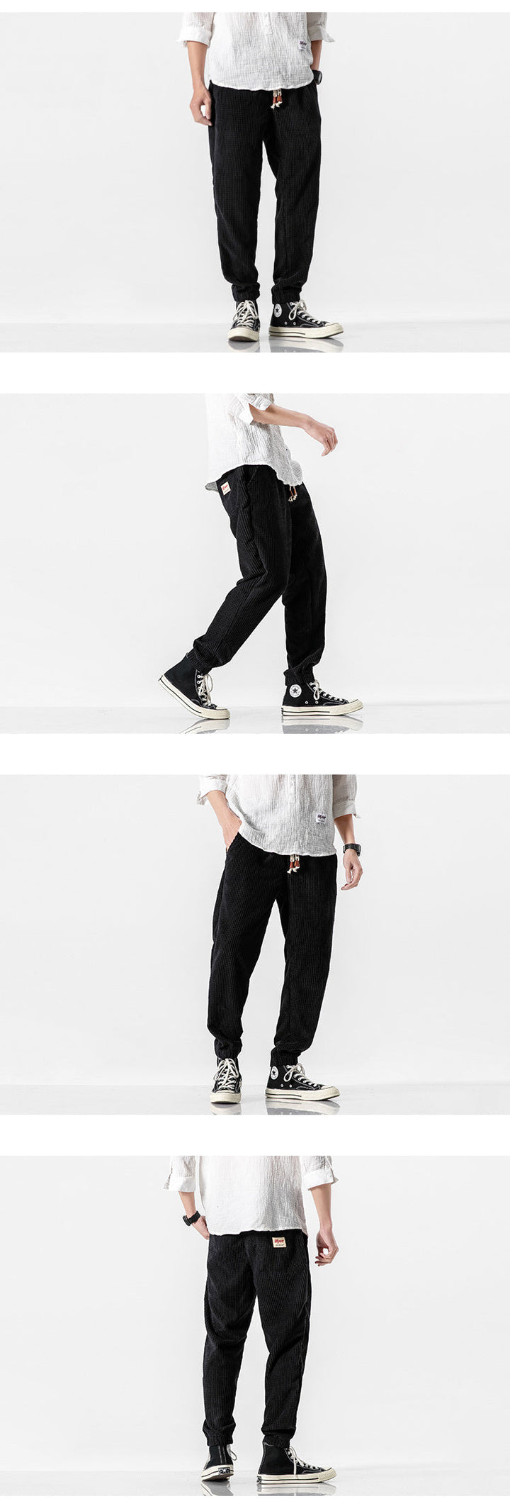Florian - Pantalons Jogger en Velours