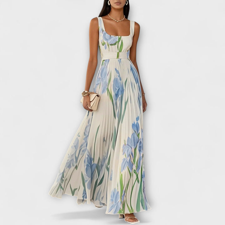 Pénélope - Robe maxi en chiffon