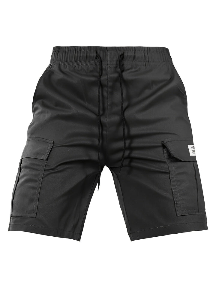 Pantalon Cargo Court d'Été avec Taille Élastique