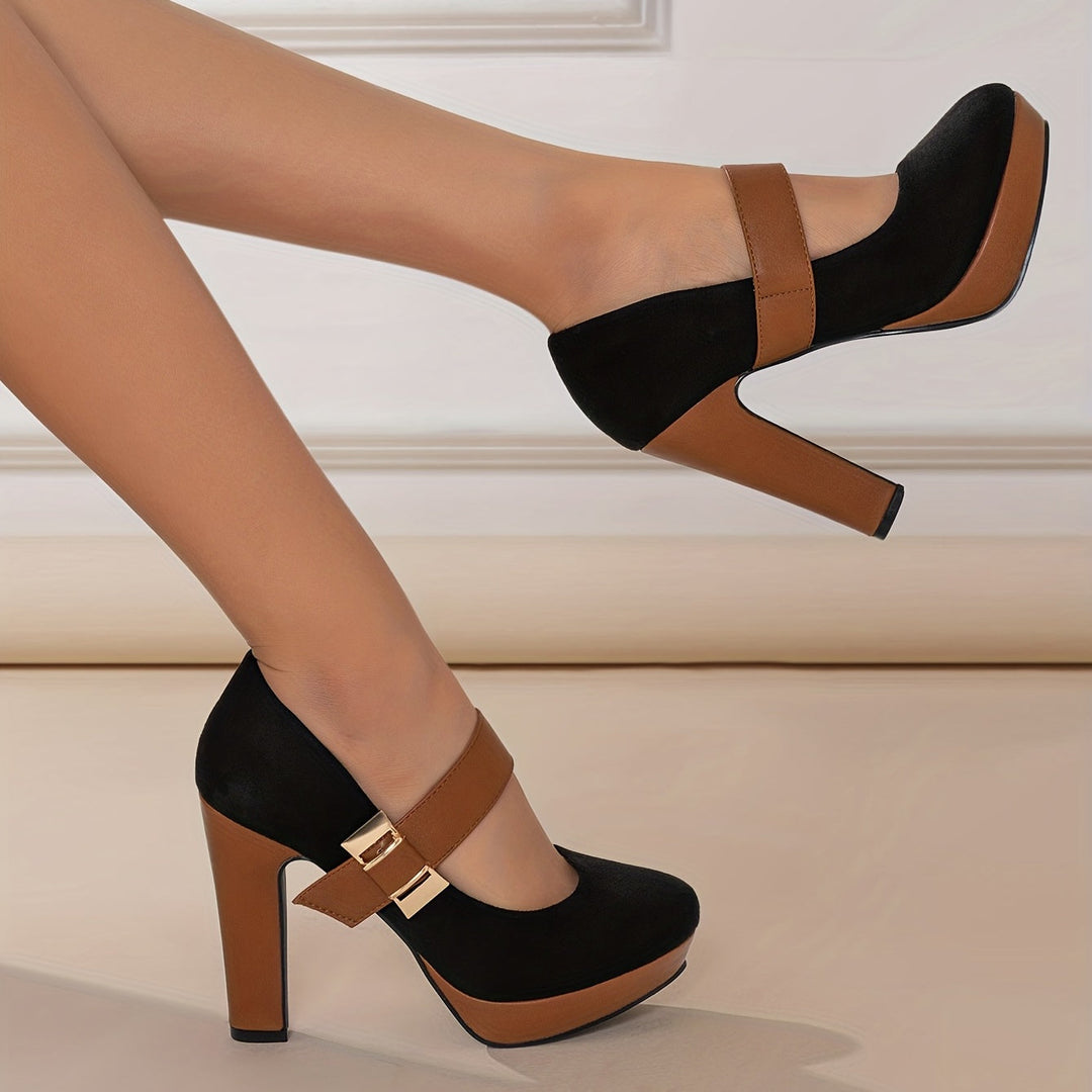 Bottines élégantes avec talon confortable
