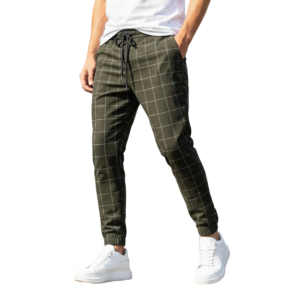 Paul - Pantalons de Jogging à Carreaux