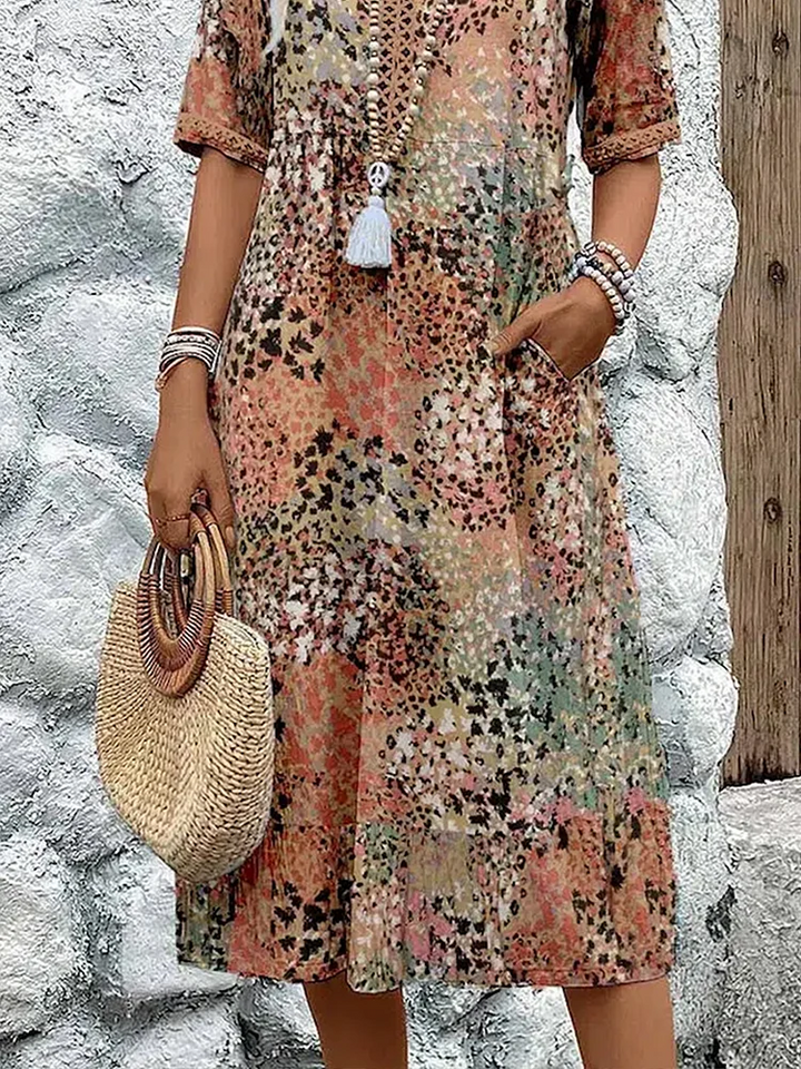 Lia - Robe Midi Femme