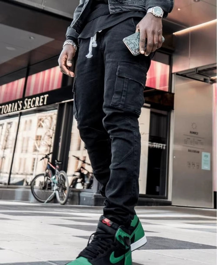 Jeans Cargo Street Élastiques