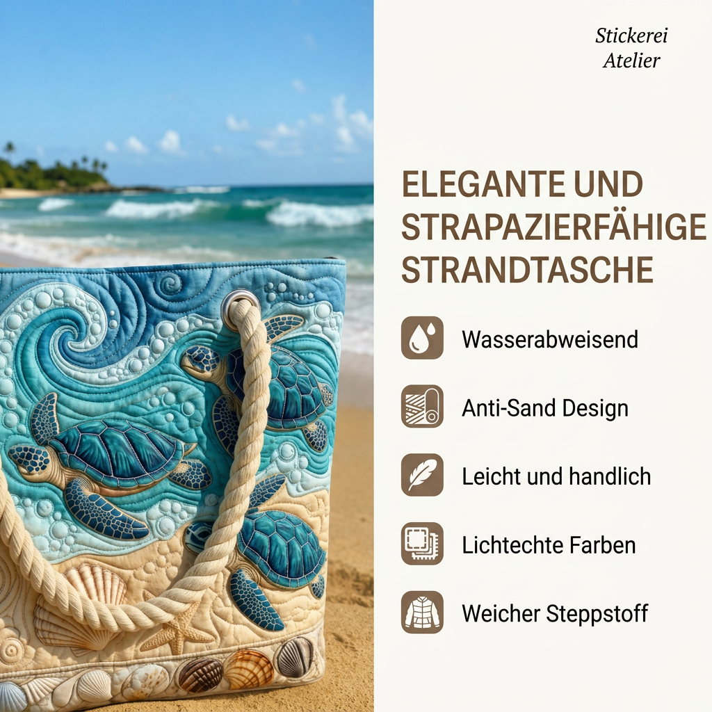 Sac de plage fait main | Patchwork marin