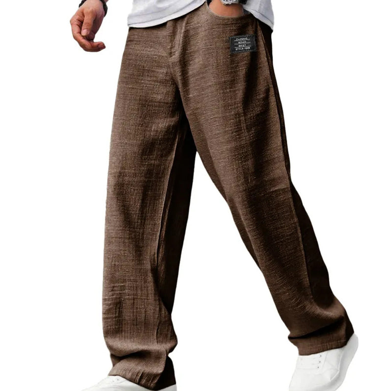 Victor - Pantalons Légers à Jambe Droite