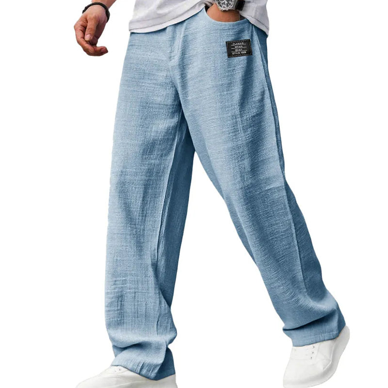 Victor - Pantalons Légers à Jambe Droite
