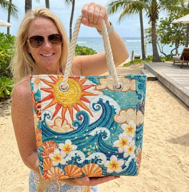 Sac de plage fait main | Halo chaud