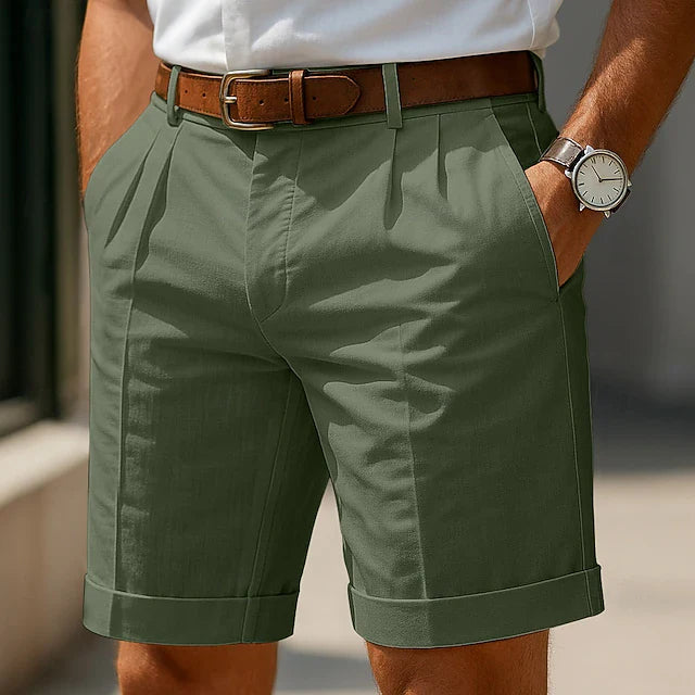 Guillaume - Pantalons Courts Chino Plissés